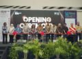 Mendag Busan saat membuka Franchise & License Expo Indonesia (FLEI) ke-27 di Nusantara International Convention Exhibition (NICE) Pantai Indah Kapuk (PIK 2), Kosambi, Tangerang, pada Jumat (9/10).(Foto: Humas Kemendag)